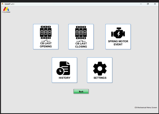 Mechanical Menu Screen